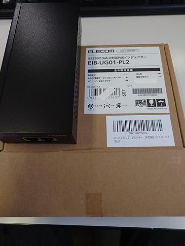 Amazon | エレコム PoE インジェクター ギガビット対応 最大30W供給 3